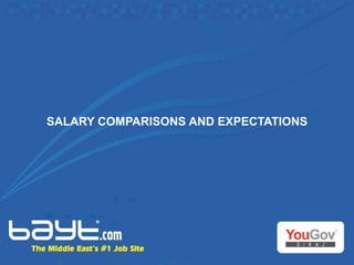 SALARY COMPARISONS AND EXPECTATIONS 