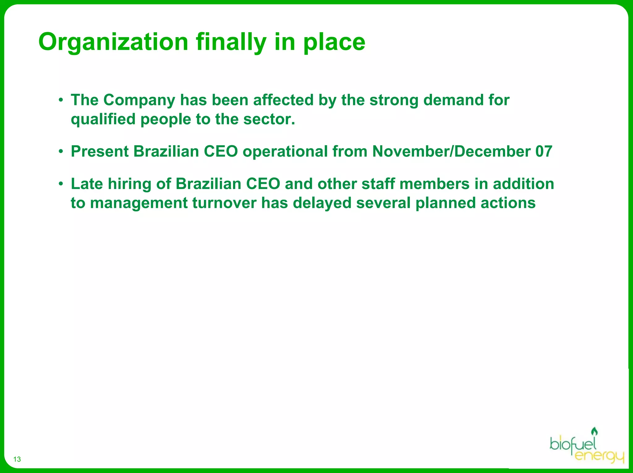 Biofuel Energy Asa Presentation Egm April 2008