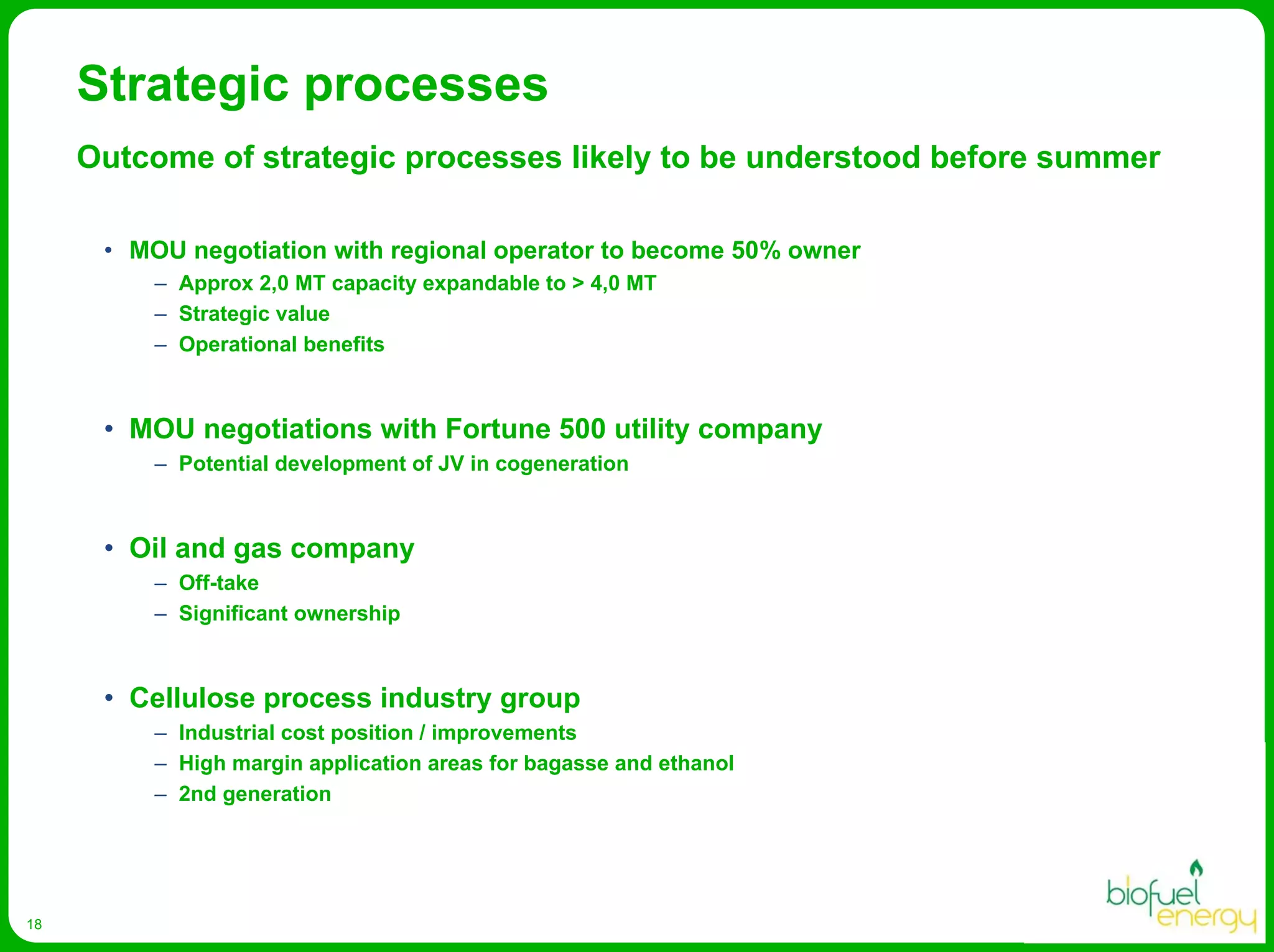 Biofuel Energy Asa Presentation Egm April 2008