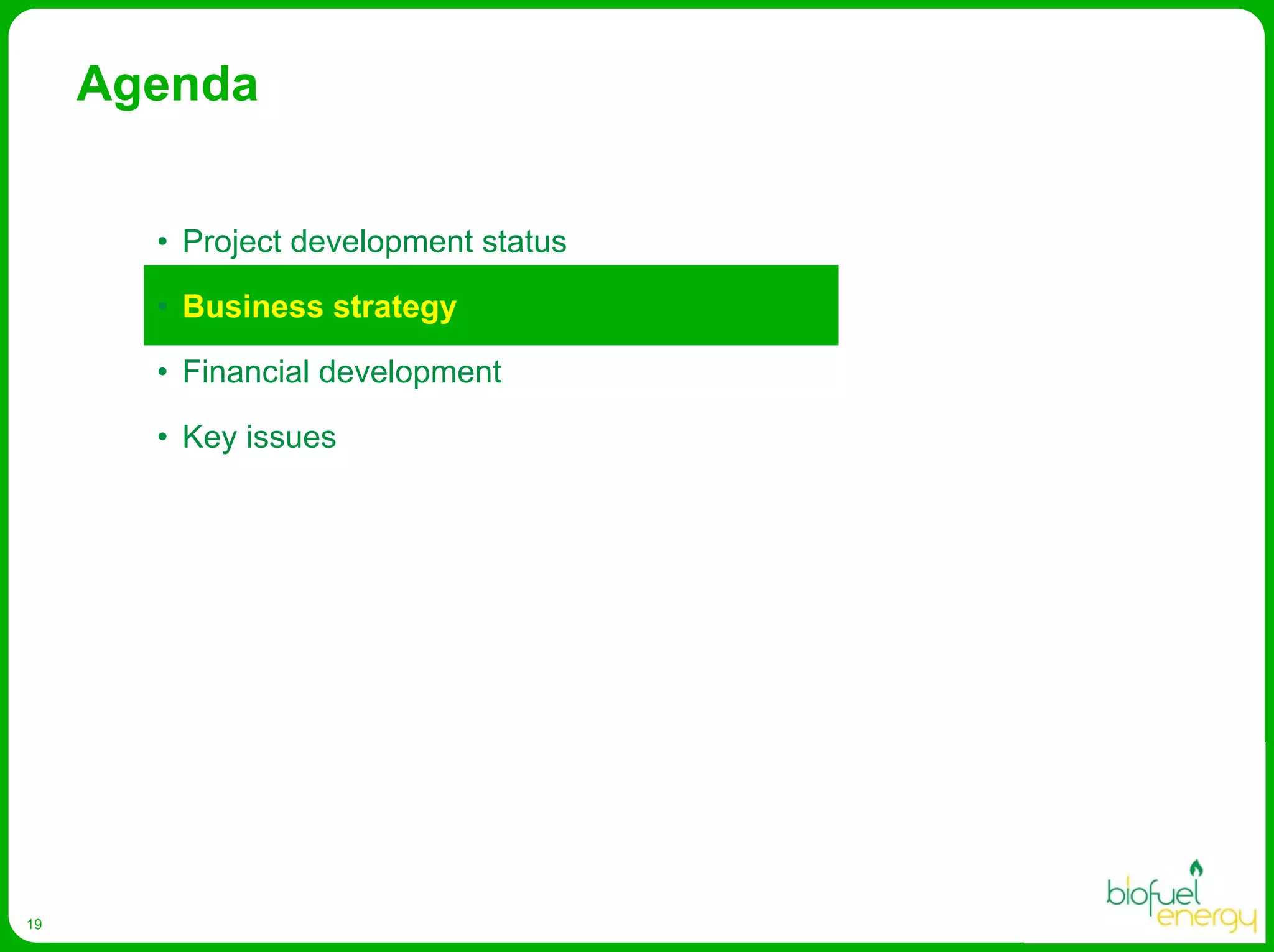 Biofuel Energy Asa Presentation Egm April 2008