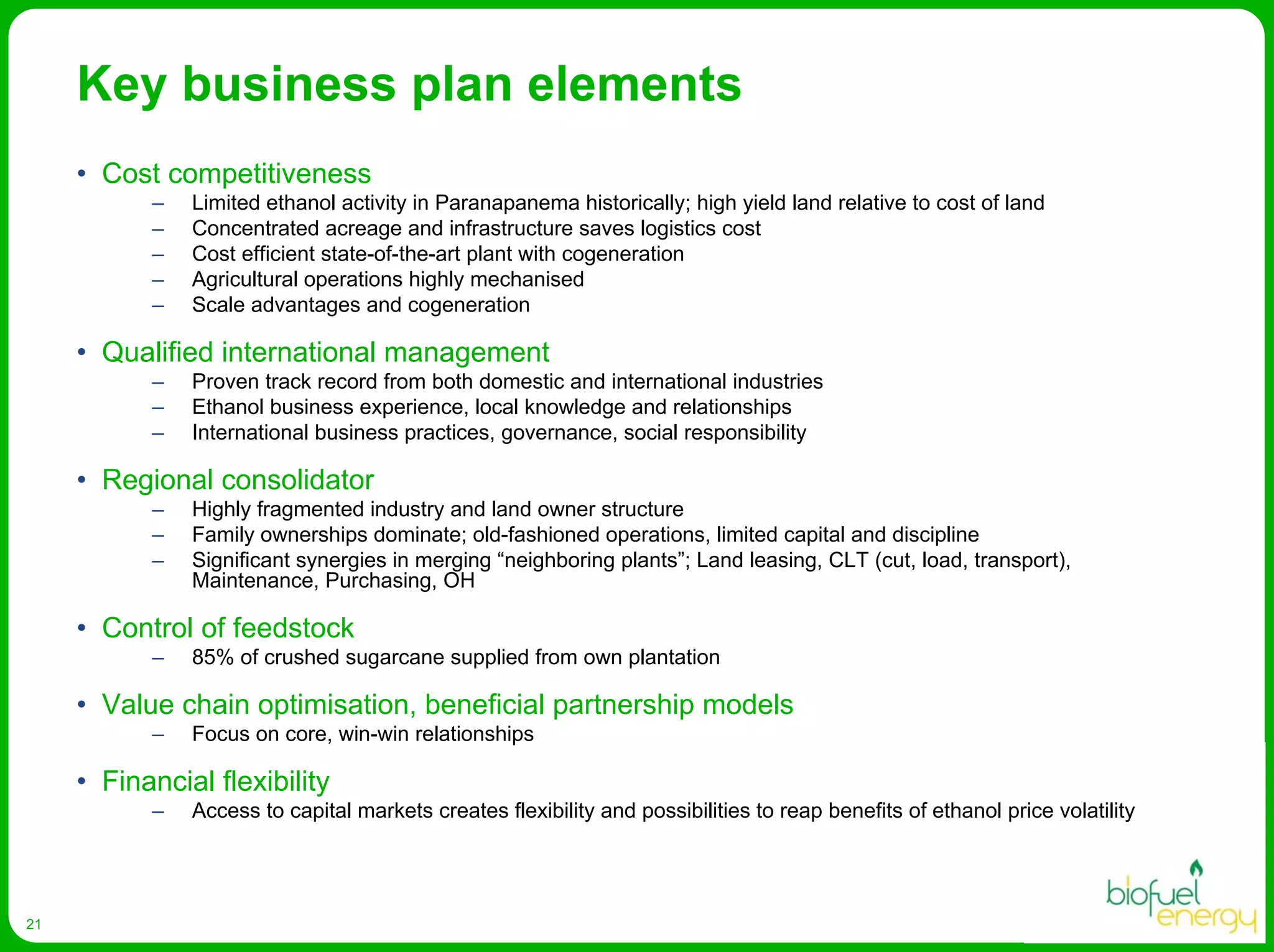 Biofuel Energy Asa Presentation Egm April 2008