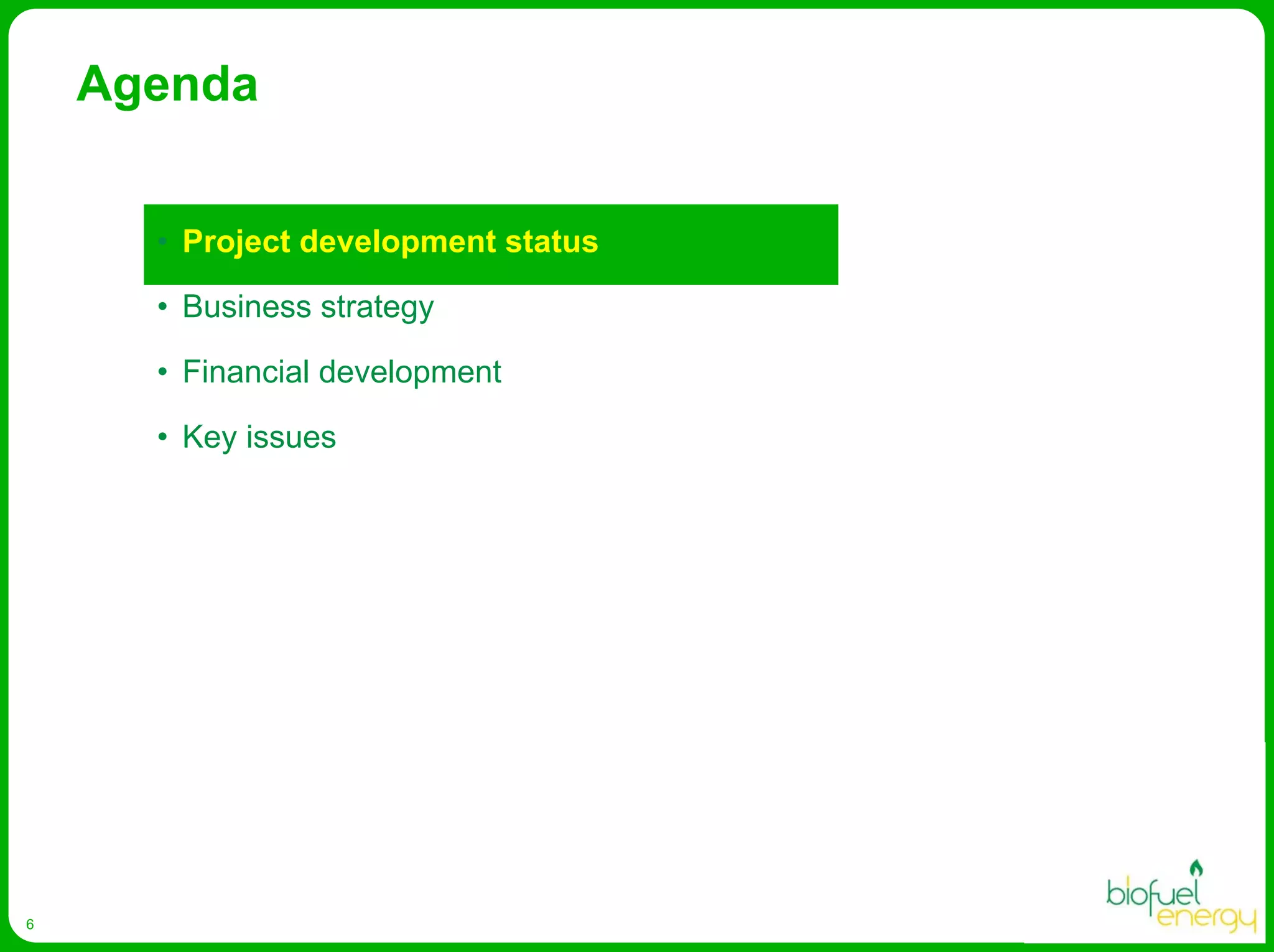 Biofuel Energy Asa Presentation Egm April 2008