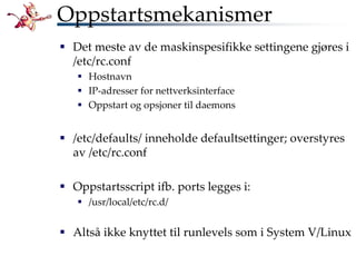 Bli kjent med FreeBSD!