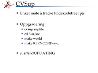 Bli kjent med FreeBSD!