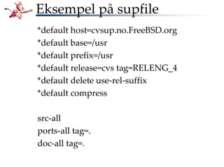 Bli kjent med FreeBSD!