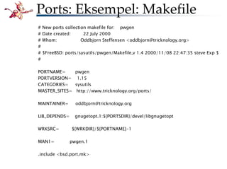 Bli kjent med FreeBSD!