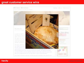 courtesy of Tim McAlpine great customer service wins 