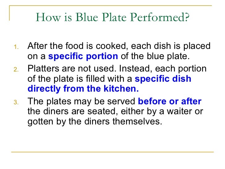 Blueplate Meal Service