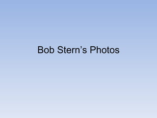 Bob Stern’s Photos 