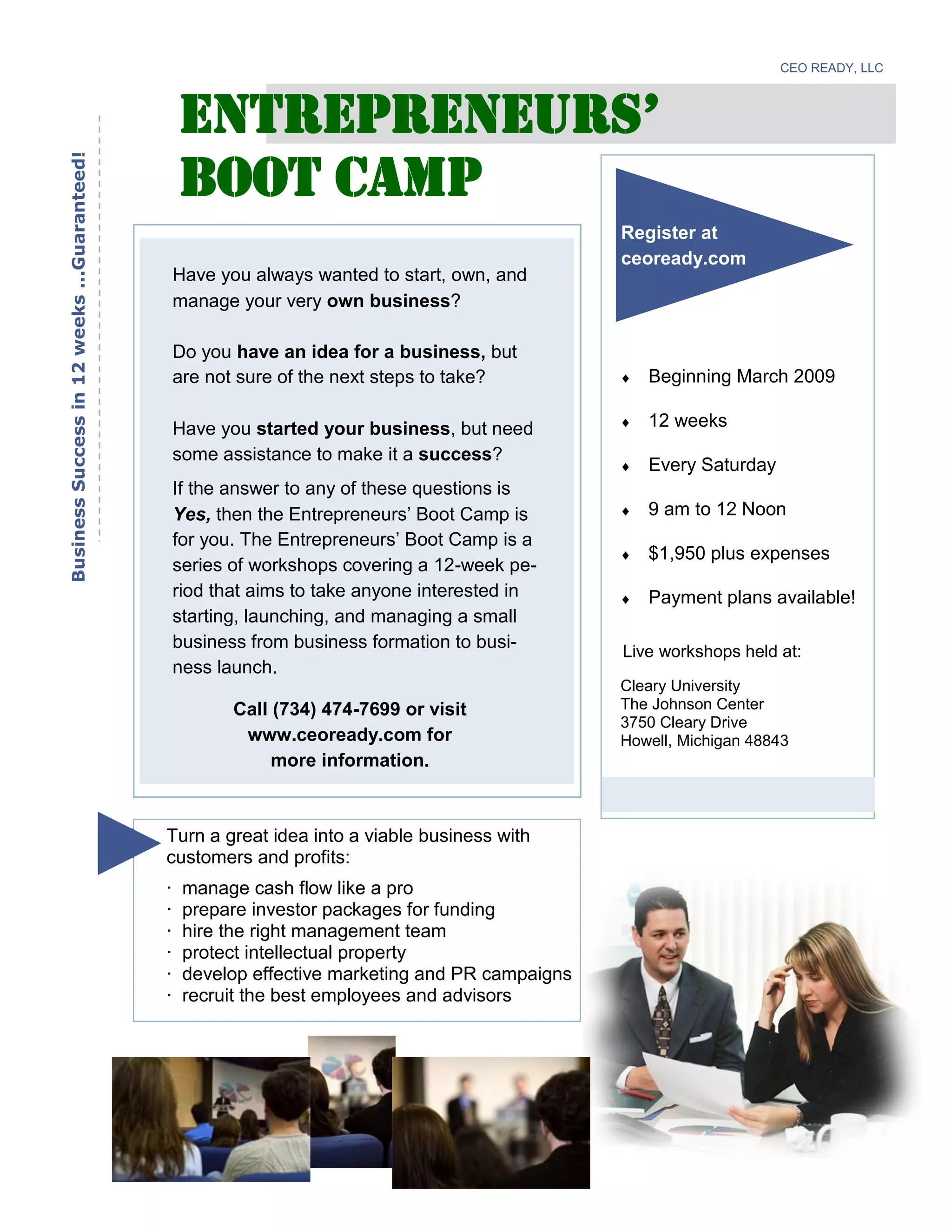 Boot Camp Flyer | PDF