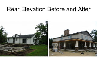 Rear Elevation Before and After 