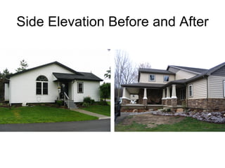 Side Elevation Before and After 