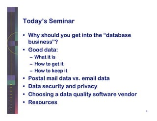 Breaking Into The Database Business