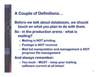 Breaking Into The Database Business