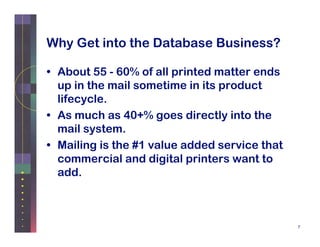 Breaking Into The Database Business