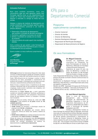 Brochura Promocional KPIs