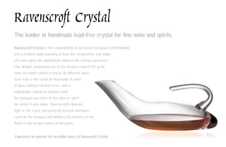 Set of 4 Ravenscraft Crystal VC-24 Vintner s Choice Chardonnay Magnum 