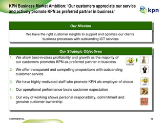 KPN Business Market Ambition: ‘Our customers appreciate our service and actively promote KPN as preferred partner in busin...