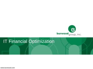 IT Financial Optimization www.burwood.com 