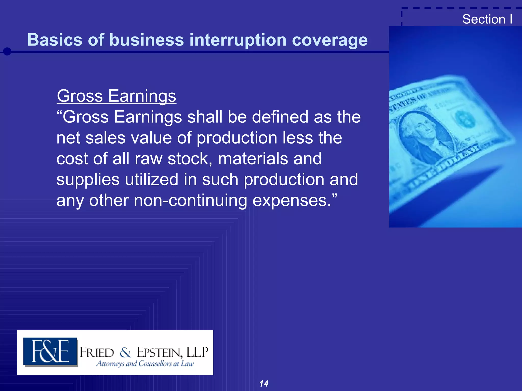 Business Interruption Presentation | PPT