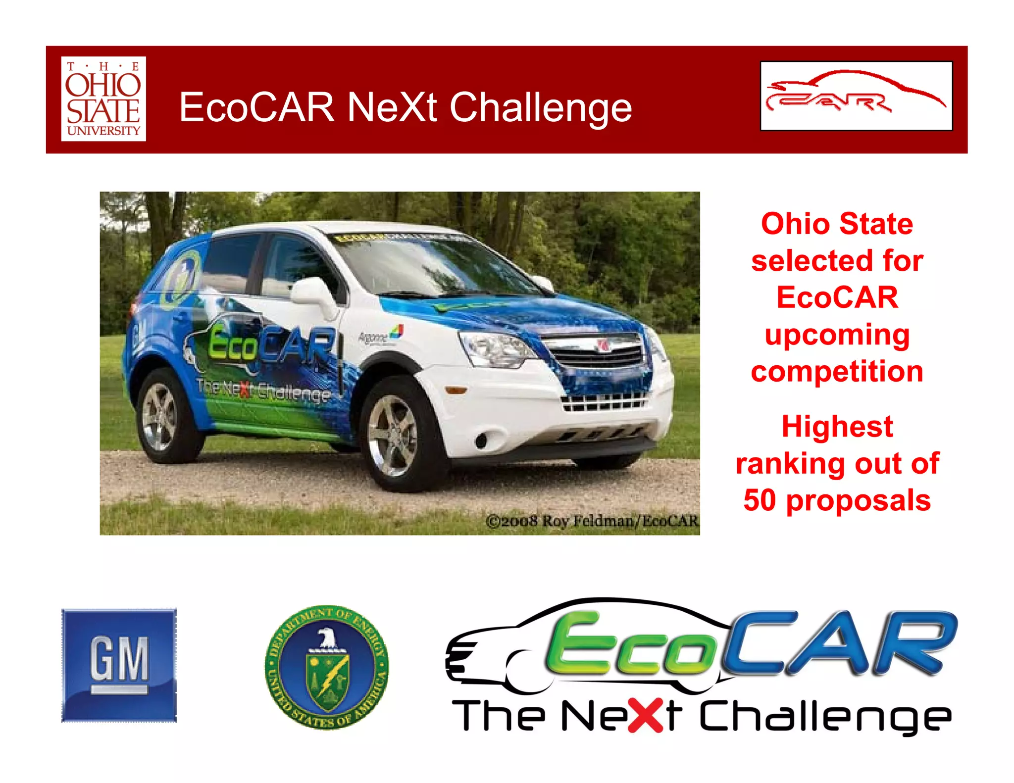 Car Overview Dec 2008