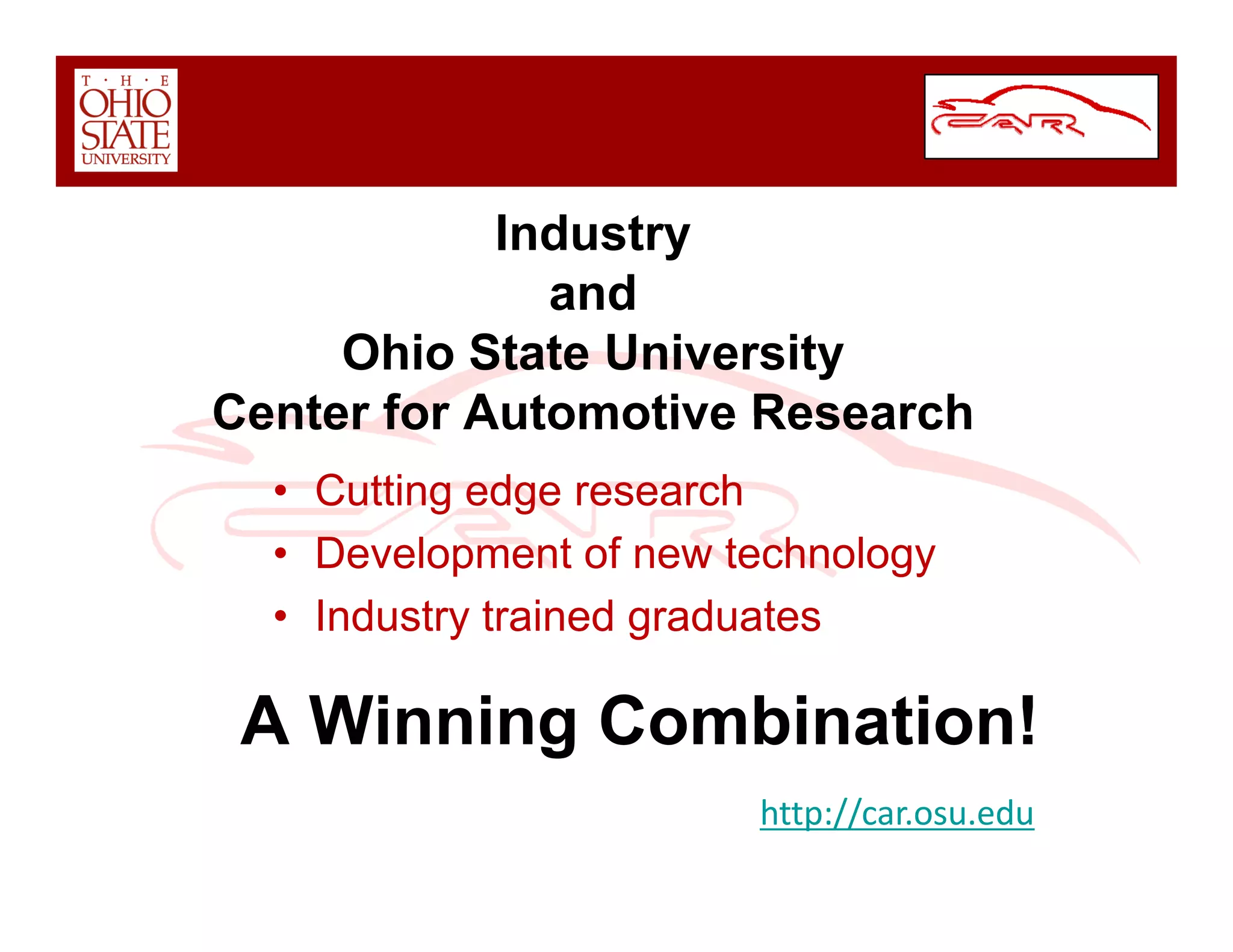 Car Overview Dec 2008