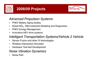 Car Overview Dec 2008