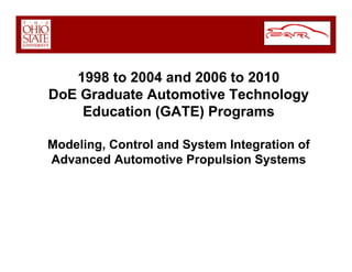 Car Overview Dec 2008