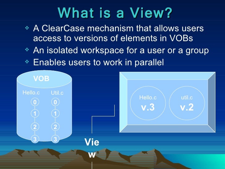 clearcase basics clearcase