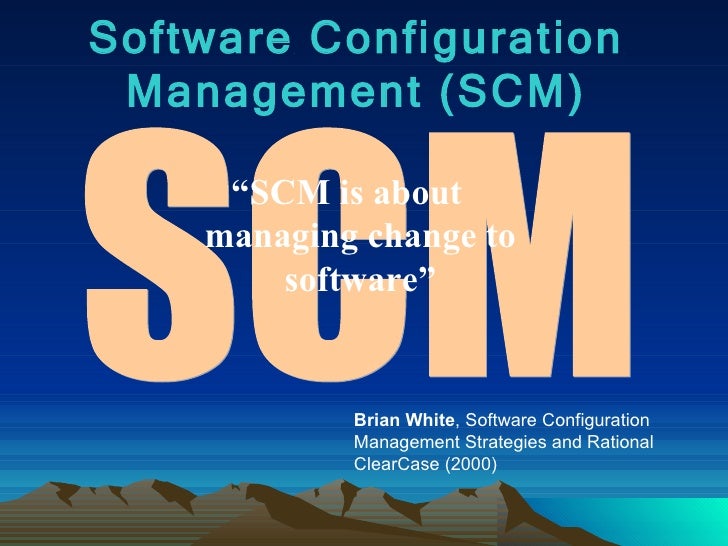 software configuration management resumes