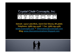 Cc Concepts Presentation Of Services