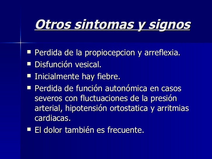 Sindrome De Guillain Barre