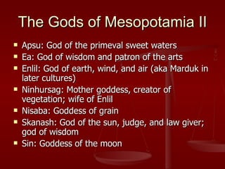 Mesopotamia and the Near East: Foundation of Western Culture | PPT