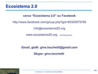 Ecosistema 2.0 (Treviso, 19/2/09)