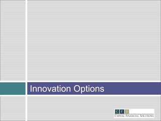 Innovation Options 