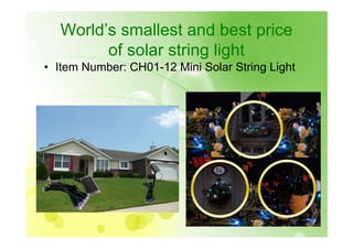 Chz Committed To Green Solar Tech 2009