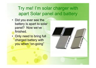 Chz Committed To Green Solar Tech 2009