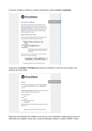 Como Instalar O WordPress