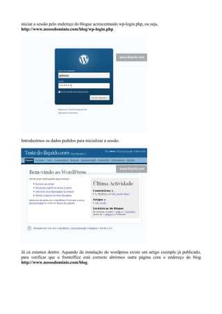 Como Instalar O WordPress