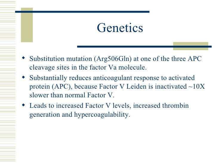 Cp Rounds Factor V Leiden & Pregnancy