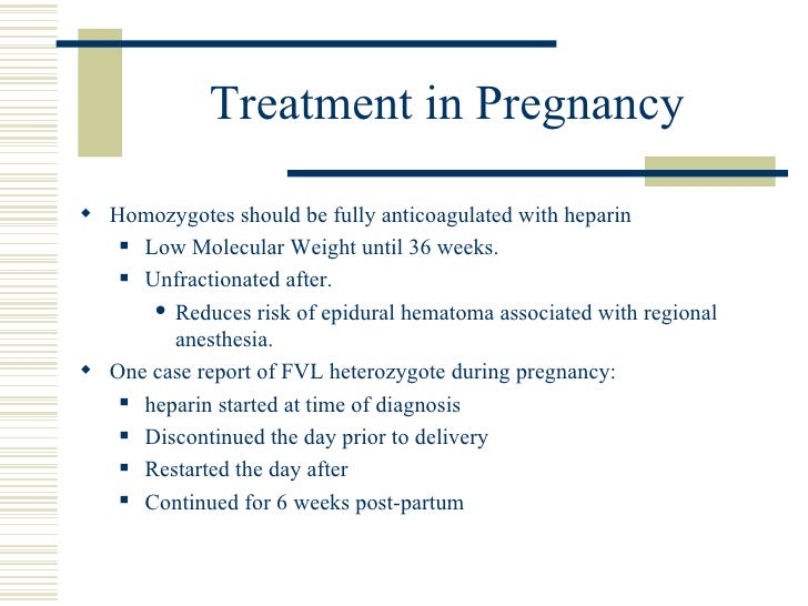 Cp Rounds Factor V Leiden & Pregnancy