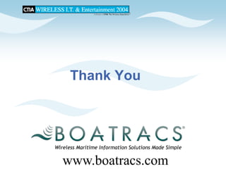 CTIA 2004 Wireless I.T. & Entertainment, "M2M Seminar Panel Discussions", Jean Barrette, Moderator