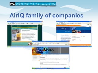 CTIA 2004 Wireless I.T. & Entertainment, "M2M Seminar Panel Discussions", Jean Barrette, Moderator