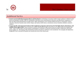 Columbus Urban League Marketing Plan