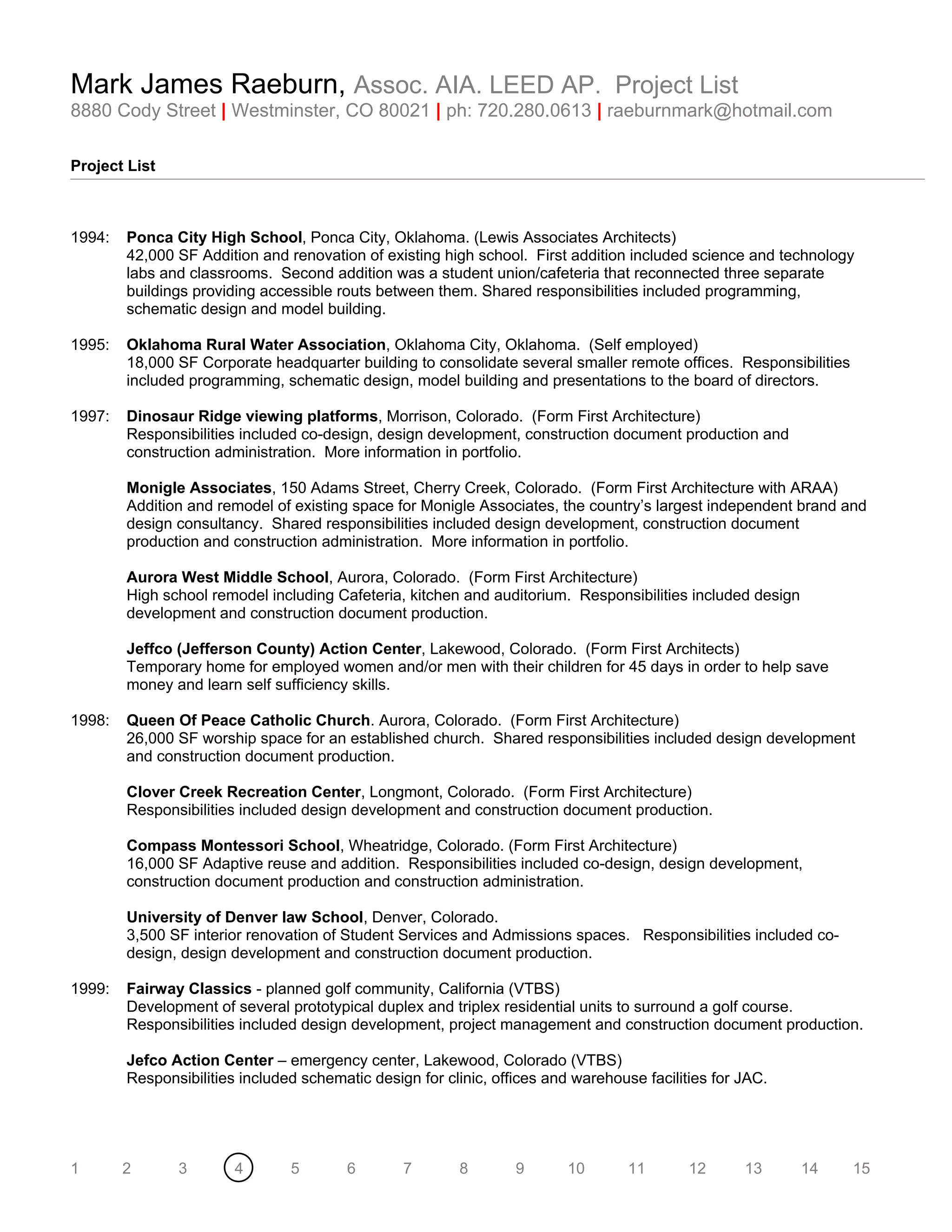 Cv And Portfolio March 2008 Small | PDF