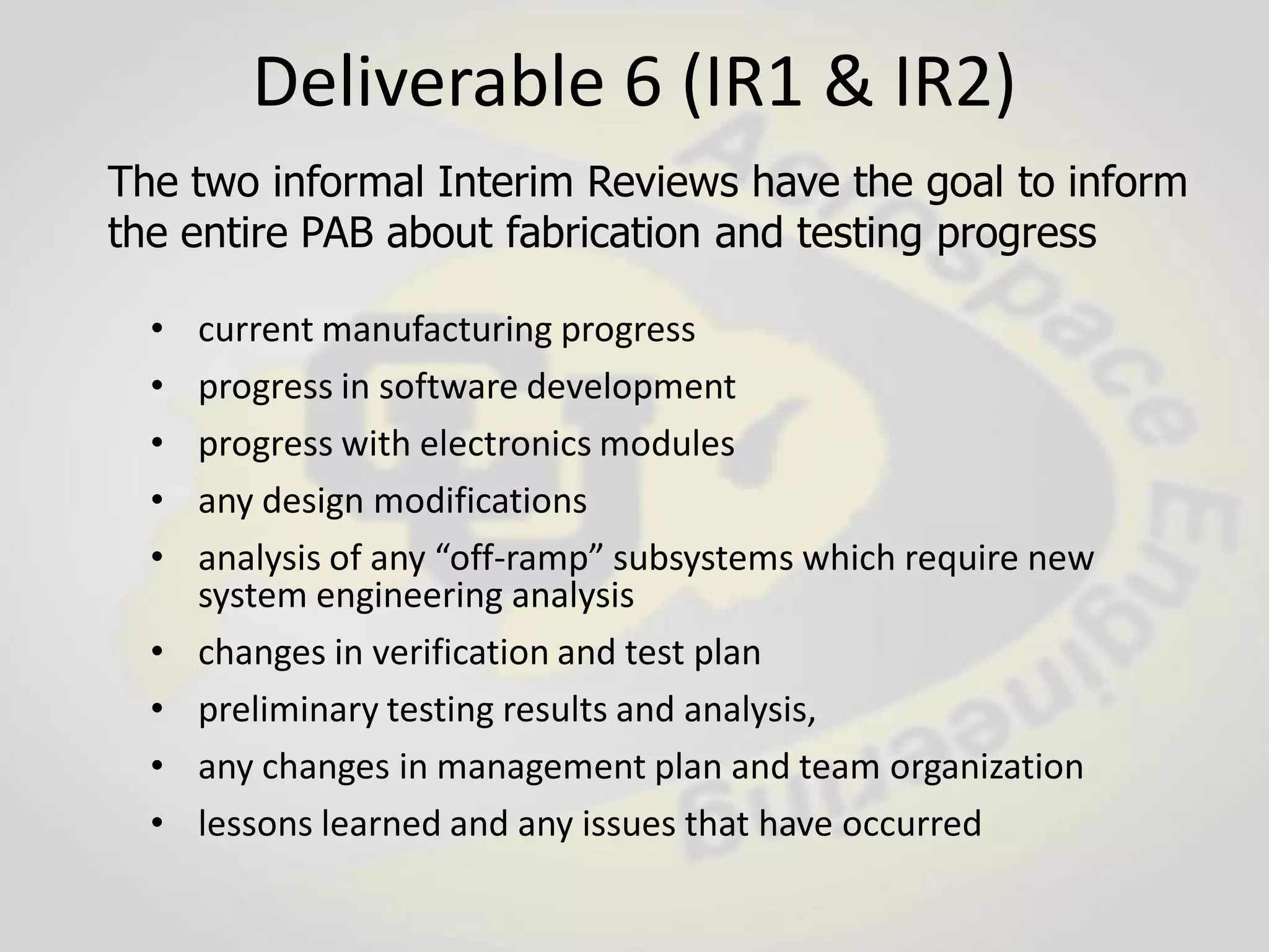 Capstone Senior Design Projects Comprehensive