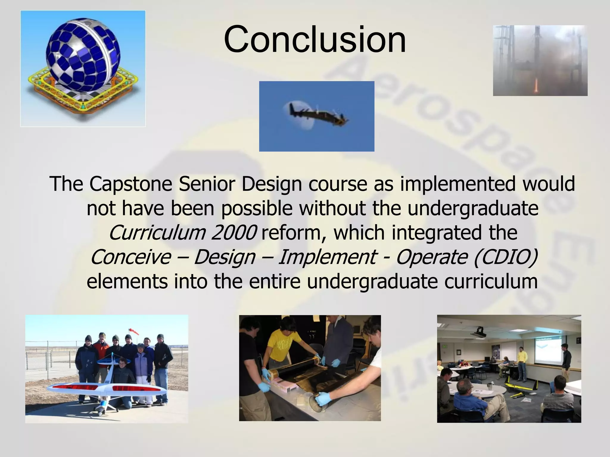 Capstone Senior Design Projects Comprehensive