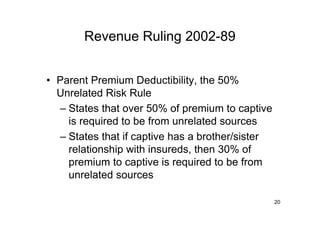 Captive Insurance Strategies