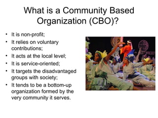 Caribbean Community Based Organizations, The Arts, | PPT
