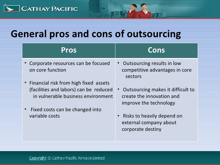 outsourcing pros and cons